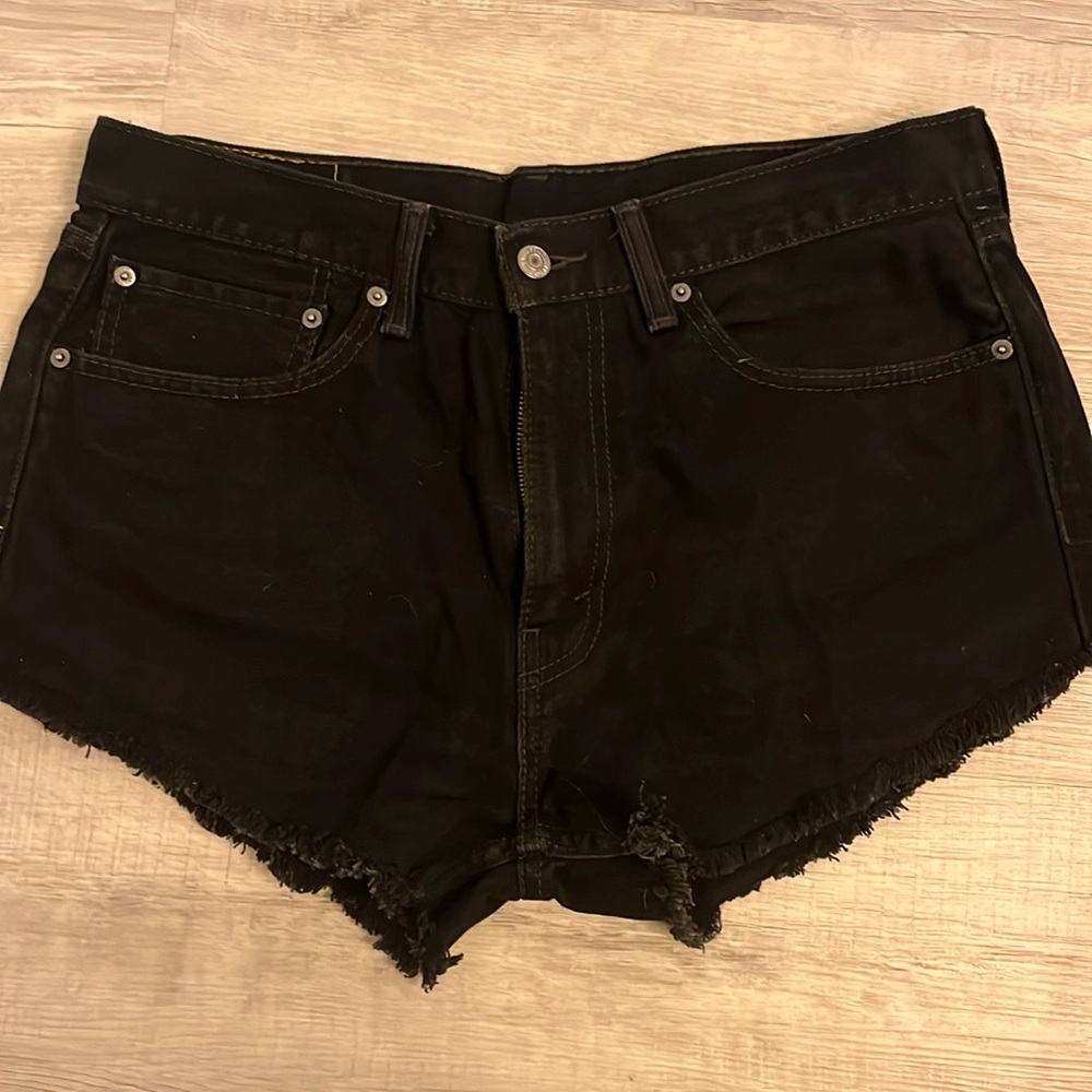 Denim shorts